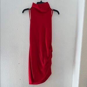 Gianni Bini Asymmetrical Red Dress